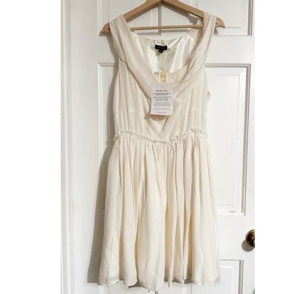 Drew Ivory Silk Dress NWT Sz 12
